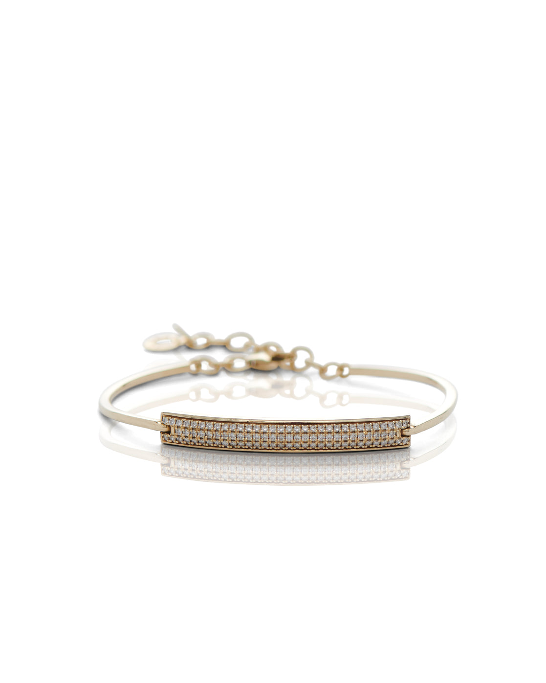 Square Diamond Bangle