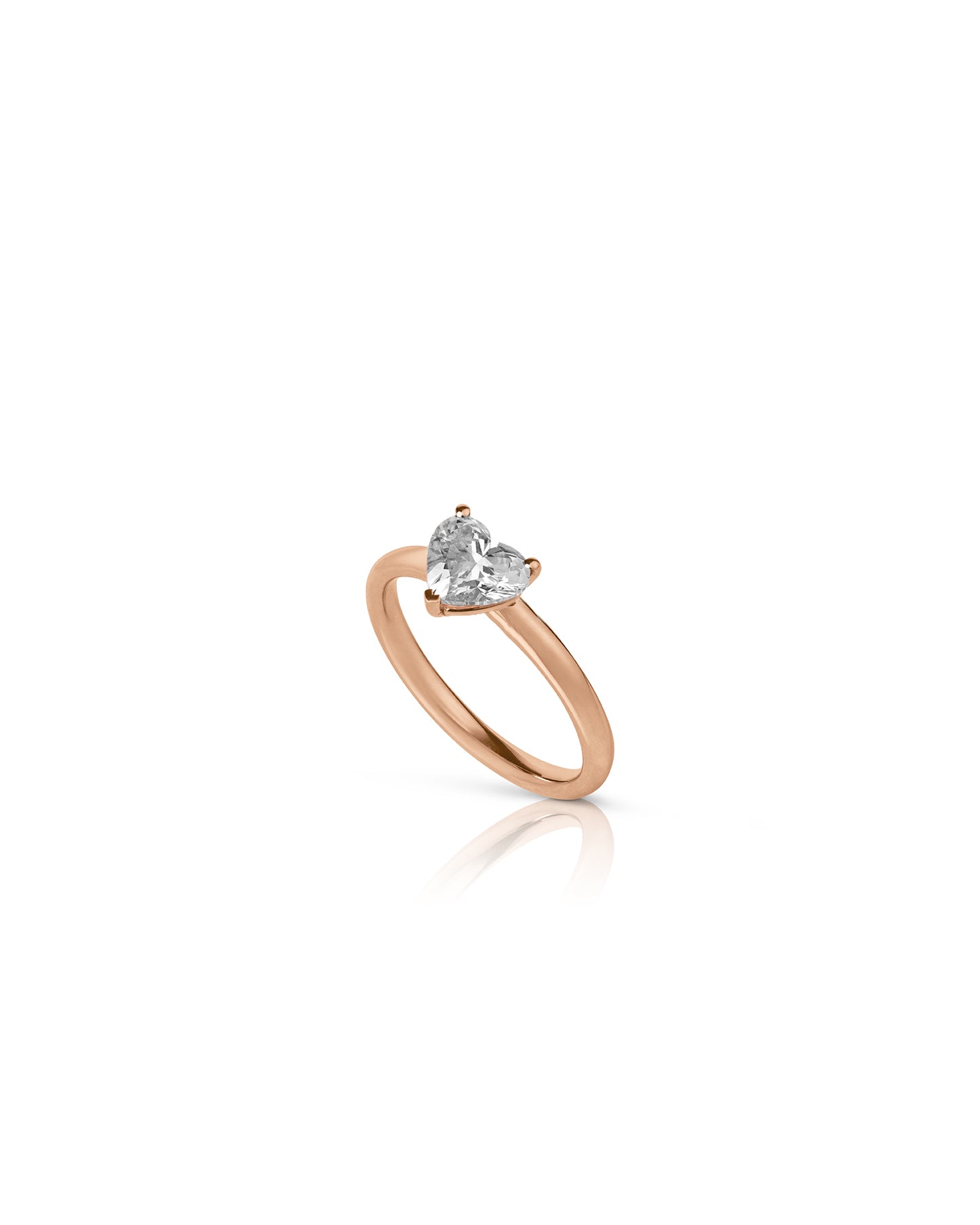 Heart Diamond Ring 1 ct