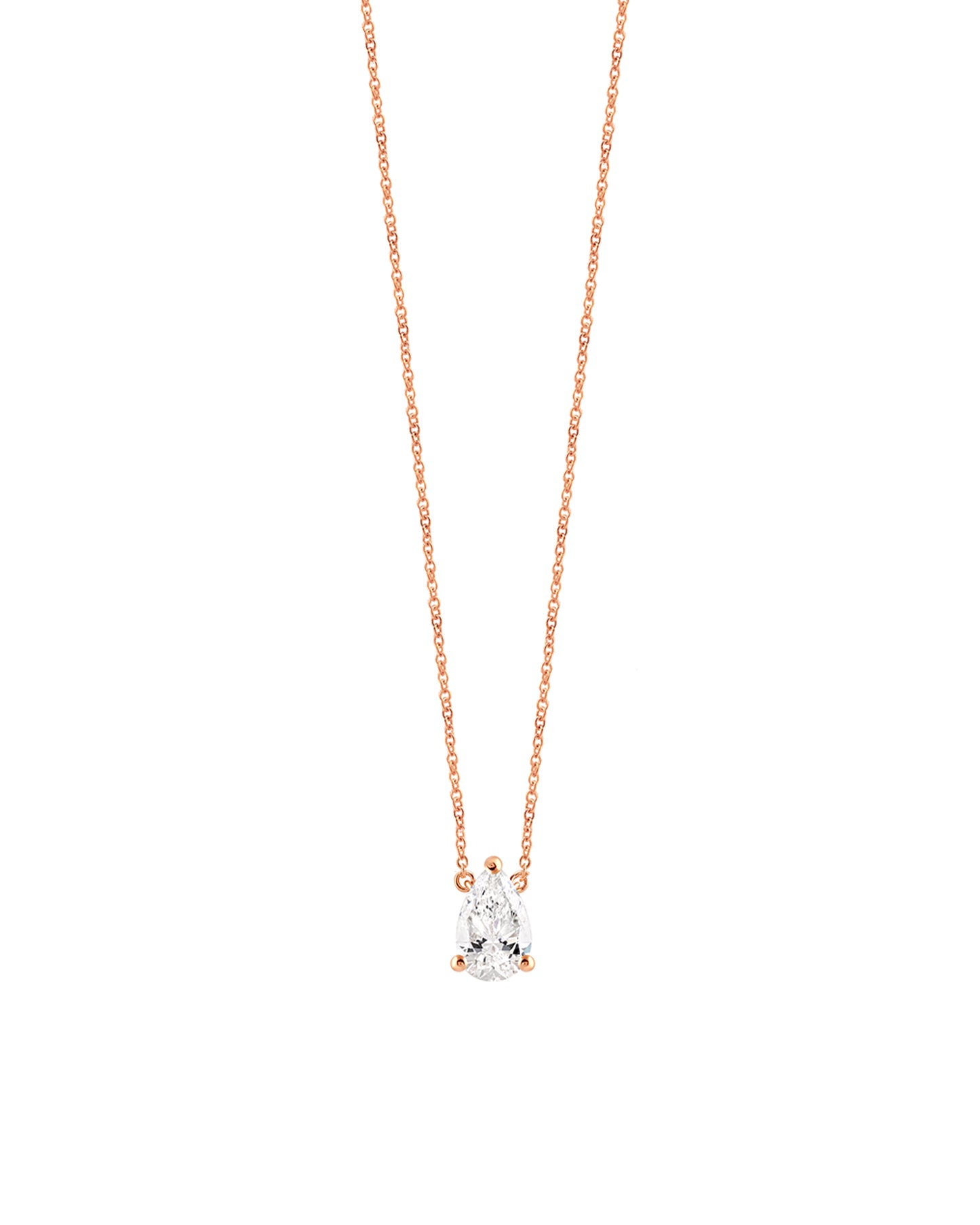 Pear Shape Necklace 2 ct