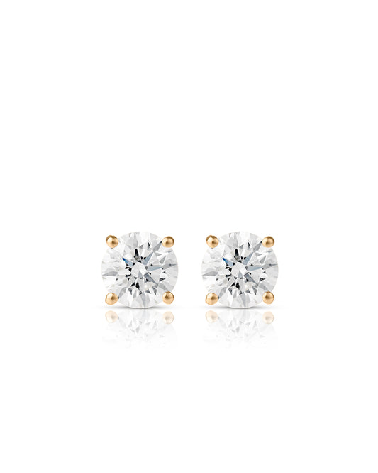 Ear Studs with Classic Setting