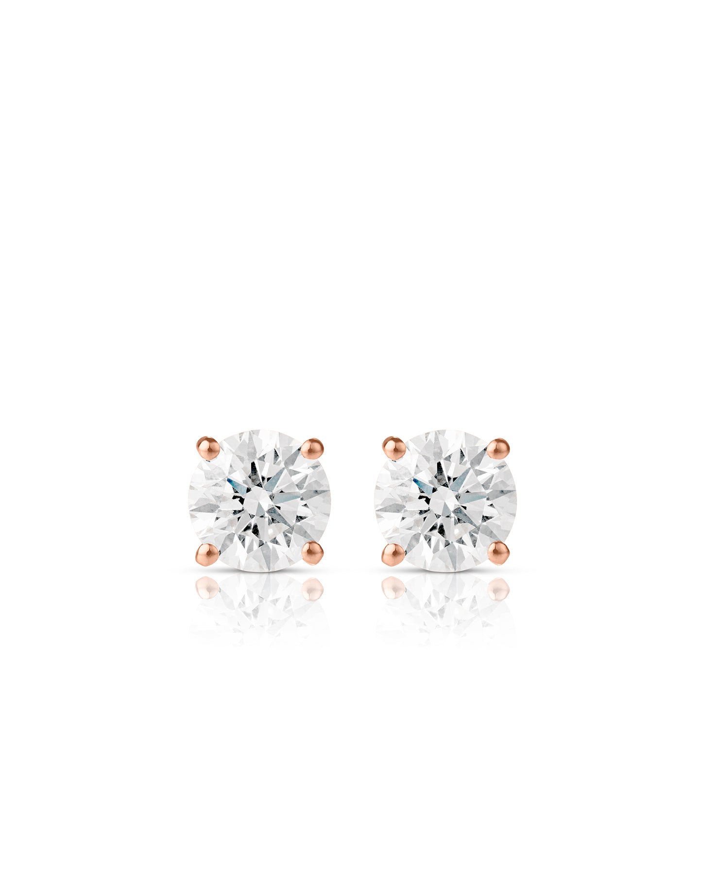 Ear Studs with Classic Setting