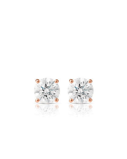 Ear Studs with Classic Setting
