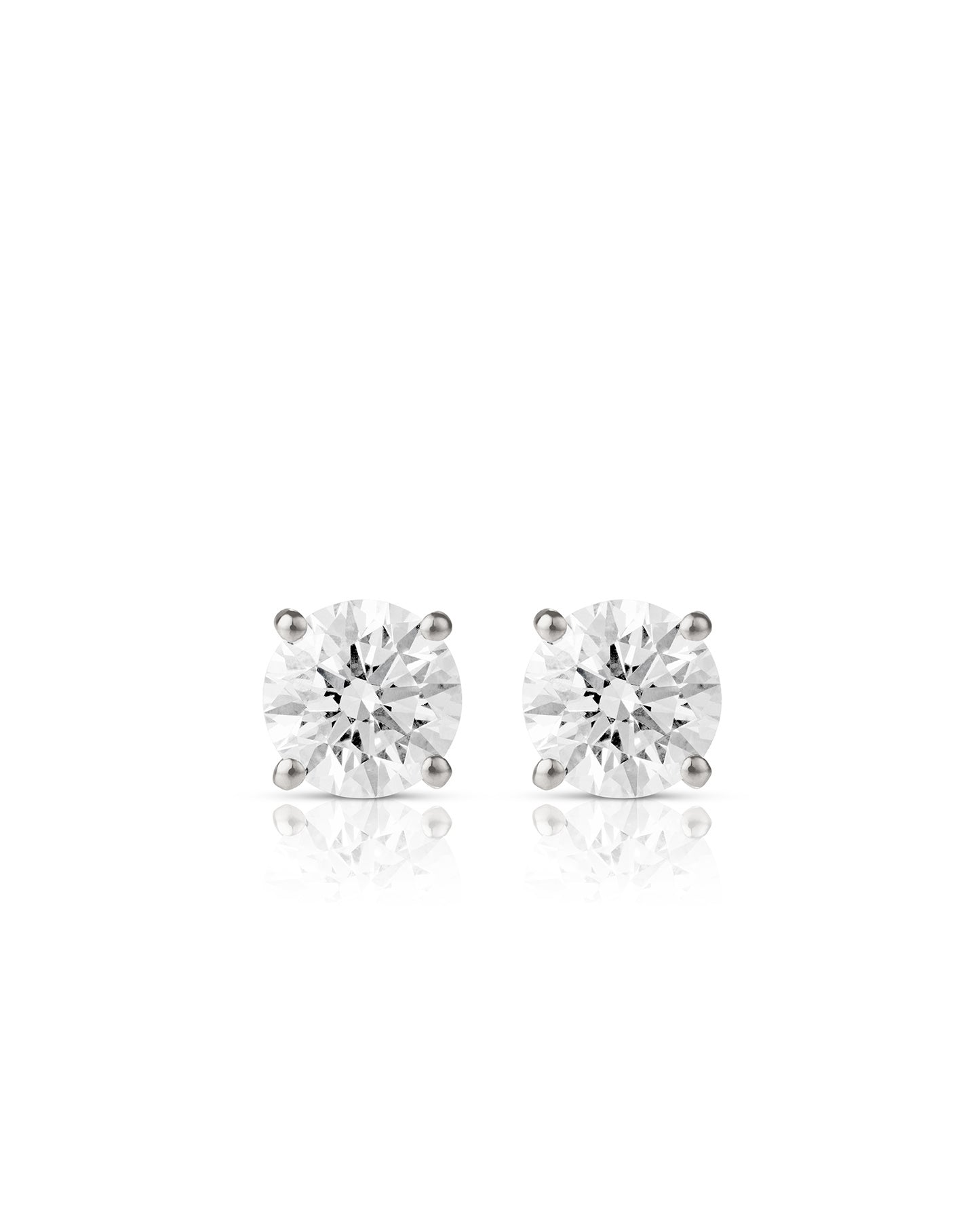 Ear Studs with Classic Setting