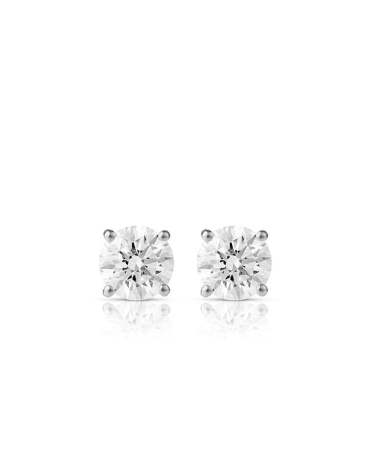 Ear Studs with Classic Setting