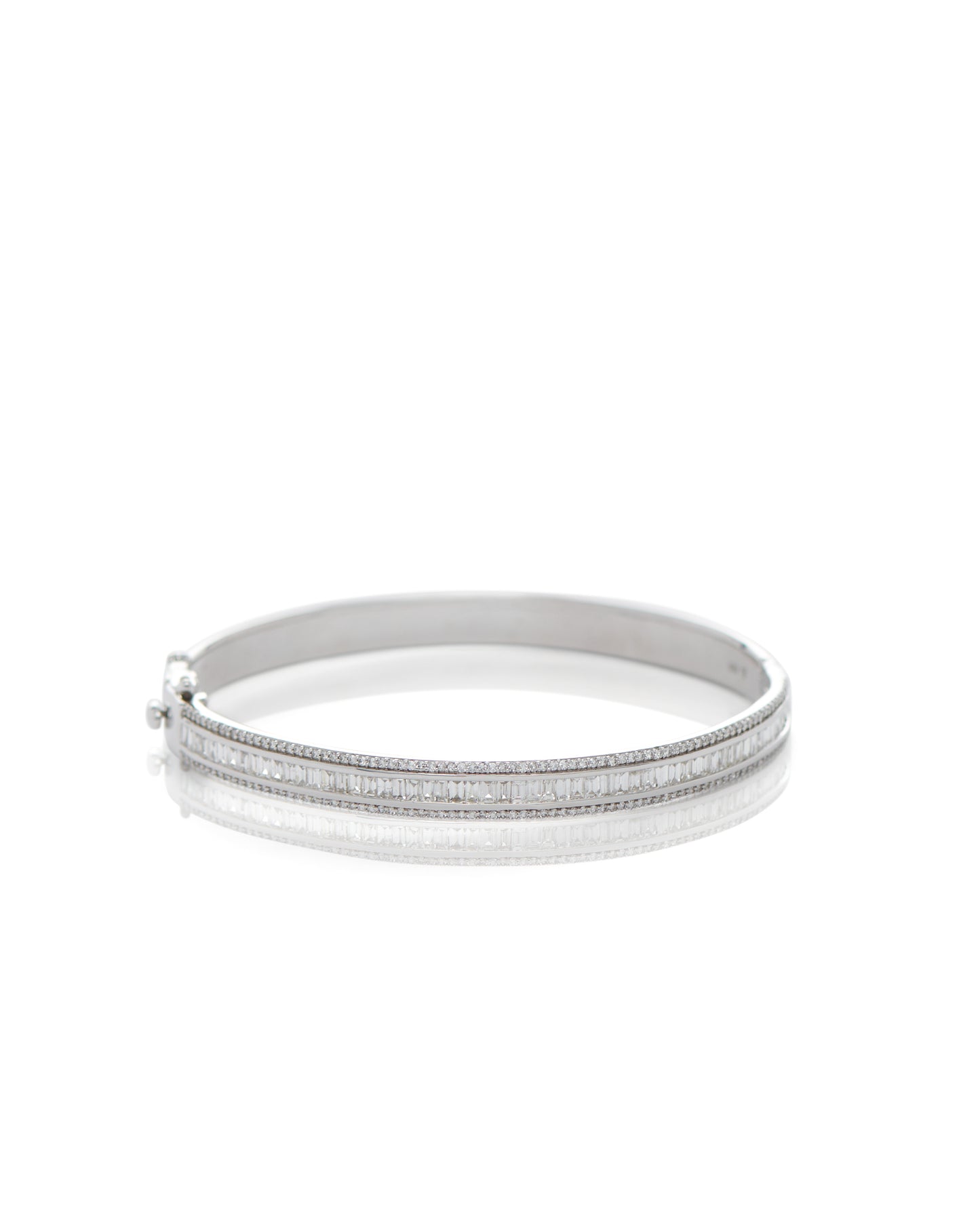Baguette Diamond Bangle