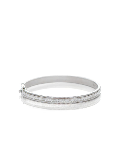 Baguette Diamond Bangle