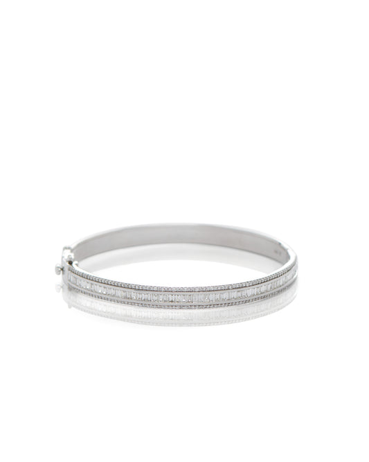 Baguette Diamond Bangle