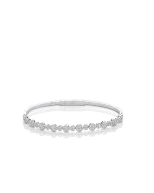 Flower Diamond Bangle