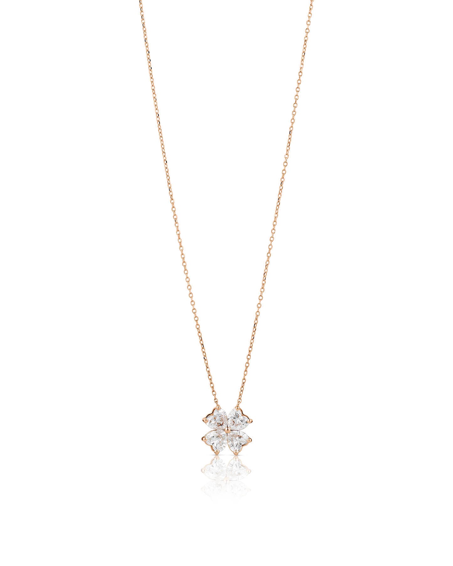 4 Clover Heart Necklace