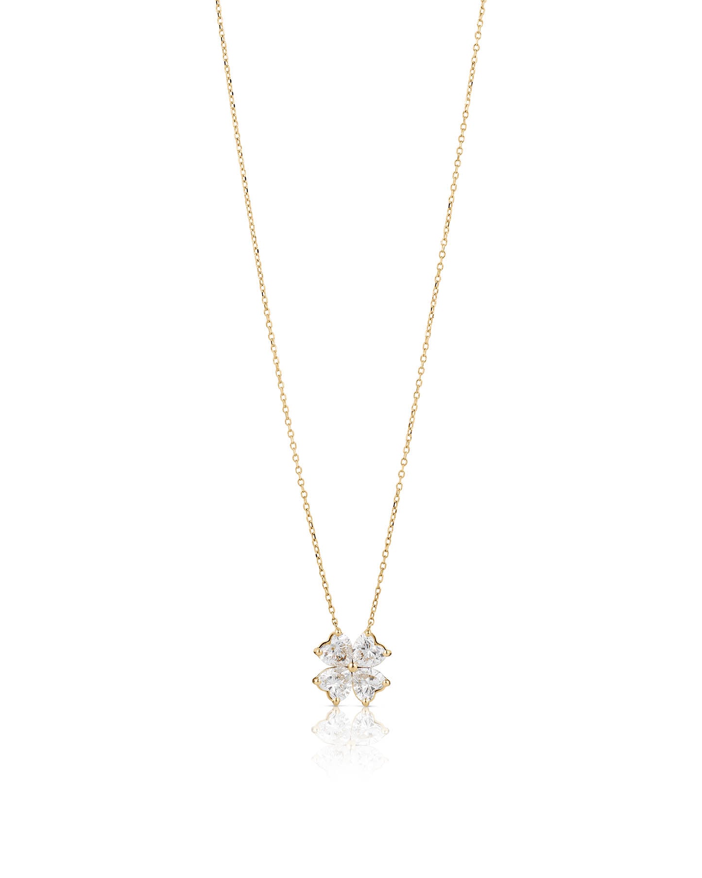 4 Clover Heart Necklace