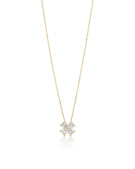 4 Clover Heart Necklace