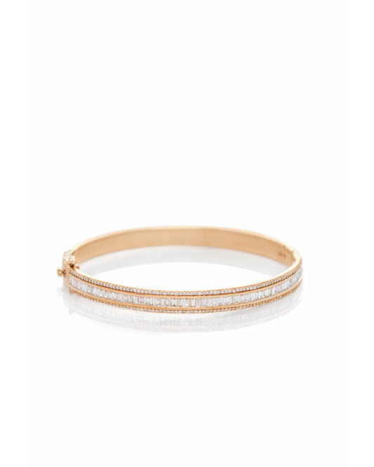 Baguette Diamond Bangle