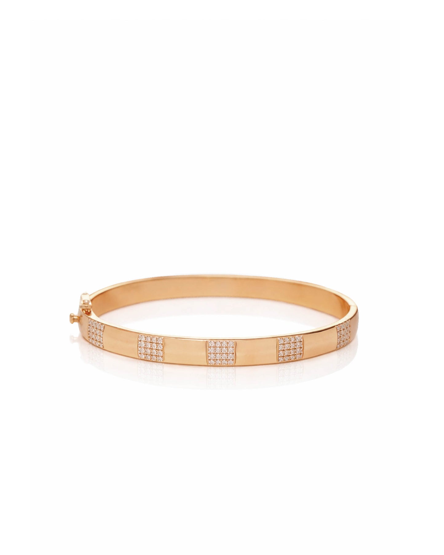 Big Squares Diamond Bangle