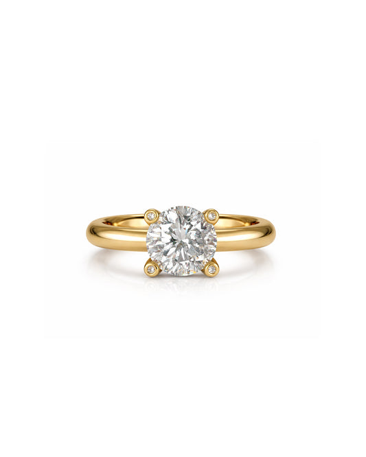 Big Solitaire Diamond Ring
