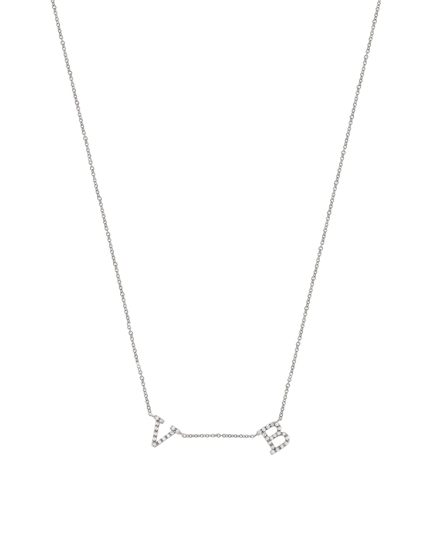 Diamond Letter Necklace