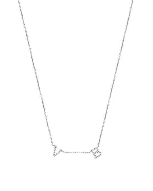 Diamond Letter Necklace