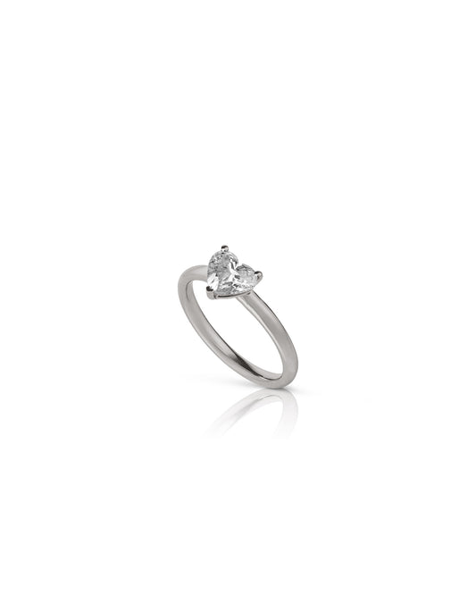 Heart Diamond Ring 1 ct