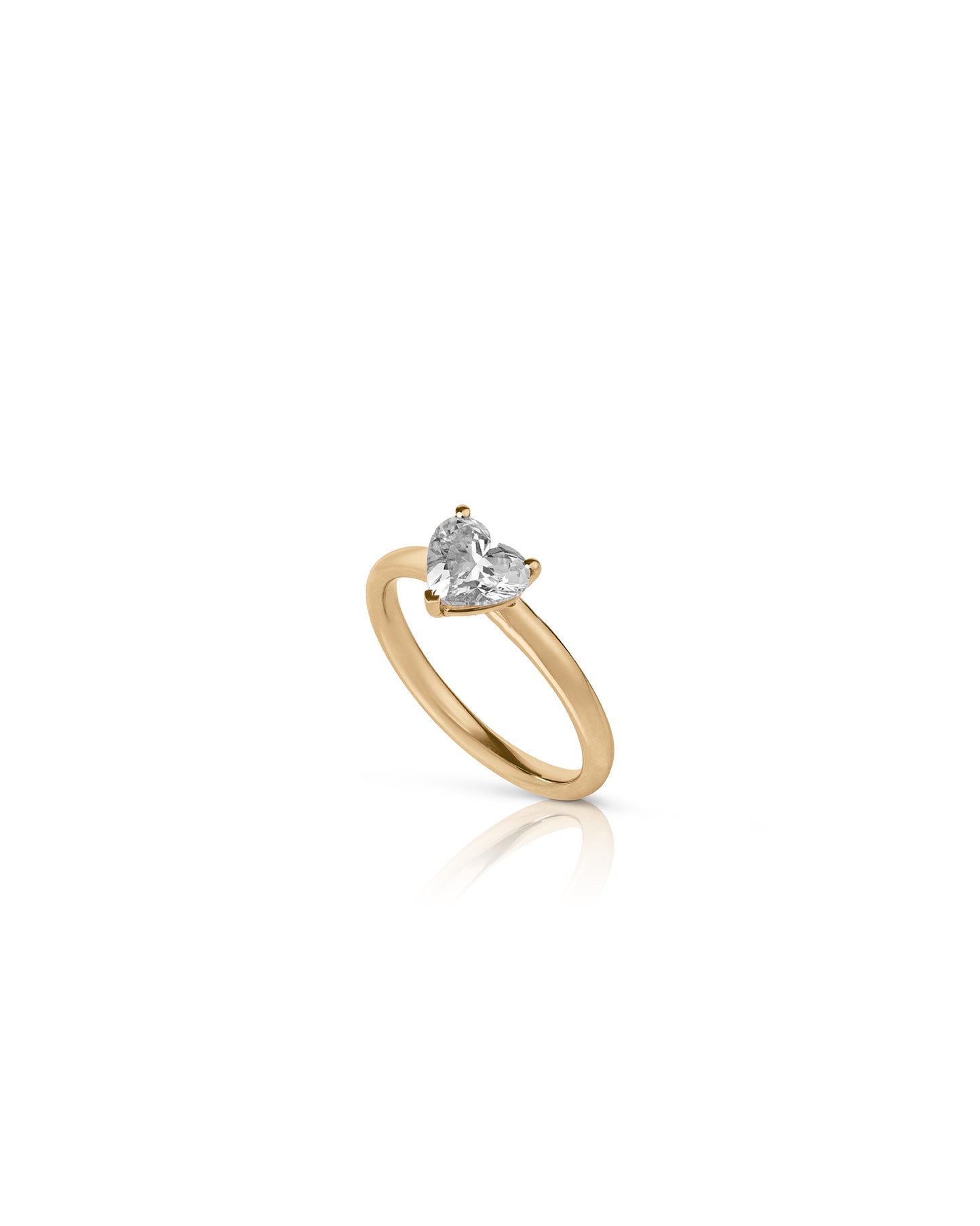 Heart Diamond Ring 1 ct