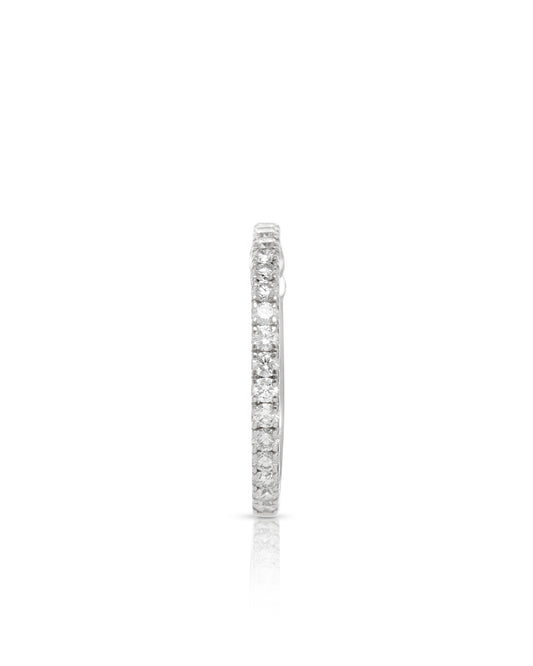 Diamond Hoops Large