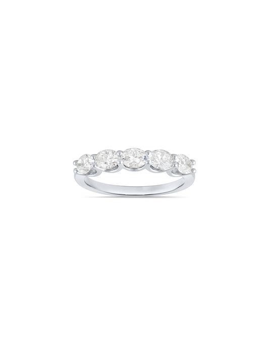 Oval Cut Diamond Ring 1 ct