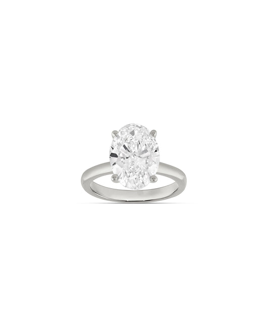 Oval Cut Diamond Ring