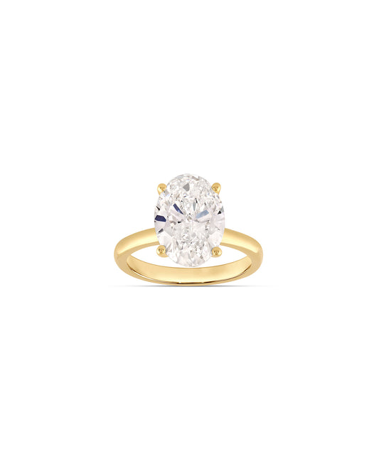 Oval Cut Diamond Ring