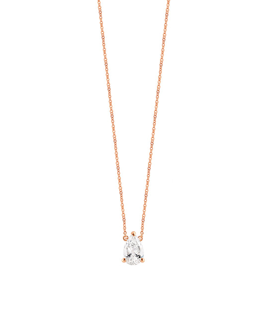 Pear Shape Necklace 2 ct