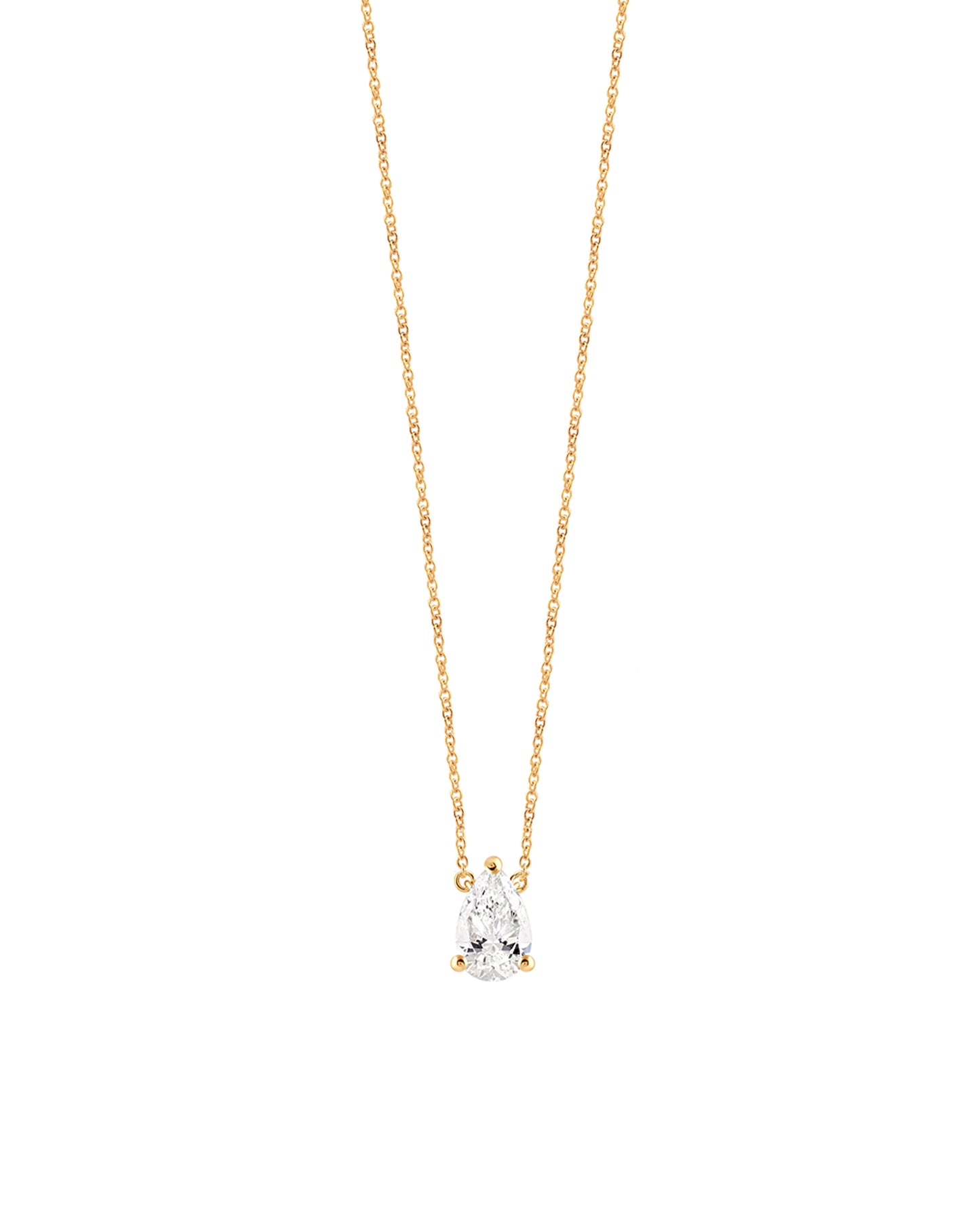 Pear Shape Necklace 2 ct
