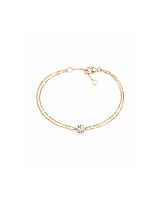 Solitaire Diamond Bracelet
