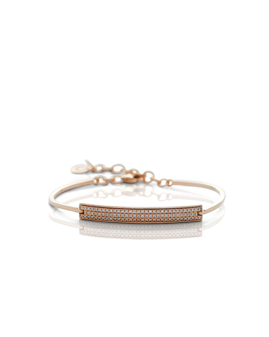 Square Diamond Bangle