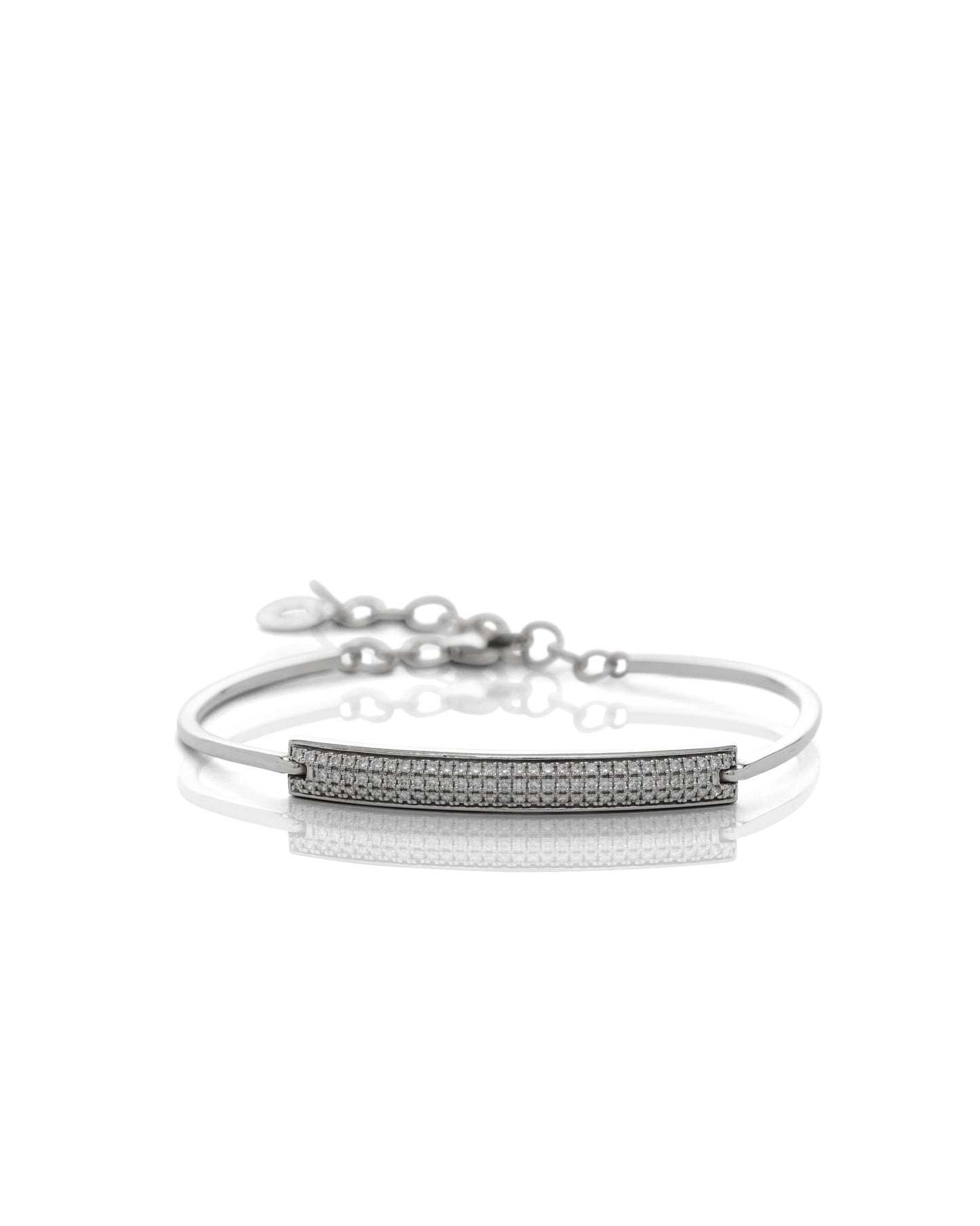 Square Diamond Bangle