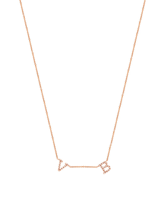 Diamond Letter Necklace